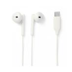  слуховай аппарат наушники мобильный микрофон для наушников есть |USB-C модель белый |MJ-UE1