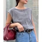 tシャツ シアーフロッキーカラーフレンチトップス レディース