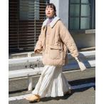 [FREAK'S STORE] пальто с отложным воротником свободный бежевый женский 