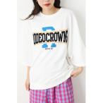 [RODEO CROWNS WIDE BOWL] тренировочный cut and sewn FREE "теплый" белый женский 