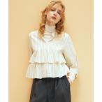 ブラウス シャツ リヨセルシャーティングティアード ブラウス レディース