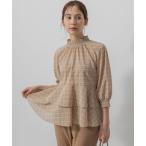 ブラウス シャツ ライトトロピカルティアード ブラウス レディース