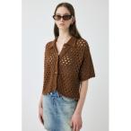ニット セーター 「EC・一部店舗限定」CROCHET ニットシャツ レディース