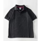  рубашка-поло [Rs][ постоянный Fit бок дезодорация лента . сборник олень. . Short рукав рубашка-поло ] мужской женский 