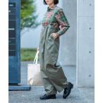 サロペット オーバーオール 「D.M.G. / ディーエムジー」 高密度チノクロス サスペンダーワークトラウザー レディース