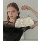 ハンドバッグ 「LEJA」4WAYプリーツパールハンドバッグ結婚式 パーティー 成人式 二次会 同窓会 お呼ばれ オケージョン 20代 30代