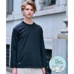 t рубашка [ контакт охлаждающий / антибактериальный дезодорация / дезодорация ]ICE CLEAR COTTON вырез лодочкой long T мужской 