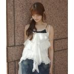 キャミソール jellyfish many frill camisole / ジェリーフィッシュフリルキャミソール