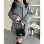  пальто с отложным воротником пальто 2way шерсть Like воротник-стойка средний длина пальто женский 