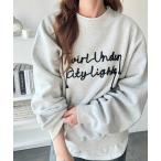  футболка тренировочный [FIRSTMOOD сотрудничество ] код Logo вышивка большой размер обратная сторона ворсистый тренировочный женский 