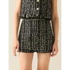 パンツ ツイードスカショーパン レディース