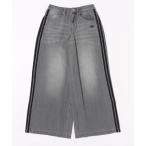 パンツ adidas アディダス W DENIM WIDE PANT ロングパンツ JV7455 WASHEDGRYDENIM レディース