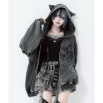 パーカー 「REFLEM/レフレム」猫耳ZIPパーカー/ジップアップパーカー レディース メンズ
