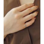 指輪 リング 「金属アレルギー軽減」タイニー ハート ステンレス ピンキー リング レディース