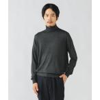 セーター ニット 14ゲージ シルク混 タートルネック ニット メンズ