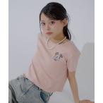 tシャツ ミッキーラインストーンチビT レディース
