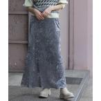 ショッピングレオパード スカート メッシュベロア＆レオパードプリントベロアロングスカート