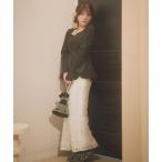 スカート フラワーIラインスカート