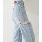 [Chico] повреждение обработка Denim брюки SMALL оттенок голубого прочее 4 женский 