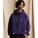 ショッピングschott 「schott」 プルオーバーパーカー S パープル メンズ