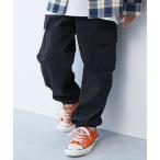 パンツ よくばりストレッチ ツイル カーゴ ジョガーパンツ キッズ 子供服 男の子 女の子