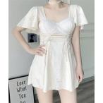  купальный костюм плечо оборка шнур автомобиль - кольцо One-piece купальный костюм женский 