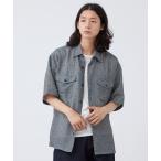 ショッピングエスニック シャツ エスニック柄プリント メッシュ半袖シャツ メンズ