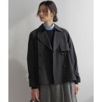 トレンチコート コート タイプライターショート トレンチコート レディース
