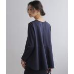 tシャツ バックフレアロングＴシャツ レディース