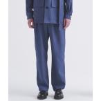  брюки Faux Denim 1Tuck Semi Wide Pants with Long Belt мужской женский 