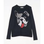 ショッピングAbercrombie 「Abercrombie&Fitch」 長袖ニット X-SMALL ネイビー レディース