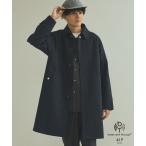 「417 EDIFICE」 ステンカラーコート LARGE ネイビー メンズ