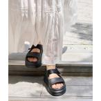 「UGG」 フラットサンダル 24cm ブラック レディース