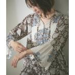 「Remind me and forever」 7分袖ワンピース MEDIUM モカ レディース
