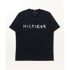 「TOMMY HILFIGER」 半袖Tシャツ SMALL ネイビー メンズ