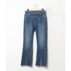 [Bonjour Sagan] обработка ботинки cut Denim брюки L голубой женский 