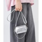 ショッピングポシェット ショルダーバッグ バッグ 「AULENTTI」ジップポシェット レディース