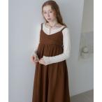 ショッピングバブ ワンピース 「S・Mサイズ展開」ビスチェライクフレアキャミワンピース