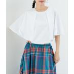 tシャツ 「refinedworks」二の腕カバー！フレア袖プルオーバー レディース
