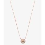 ショッピングイニシャル ネックレス FULTON プレシャスメタル プレーティング パヴェ ロゴ チャーム ネックレス レディース