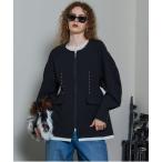 ジャケット ノーカラージャケット 「25AW PRE-ORDER」Hour Glass Worsted Zip Jacket/アワーグラスウーステッド