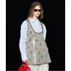 ショッピングチュニック チュニック Multi Fabric Tunic/マルチファブリックチュニックセットアップ対応