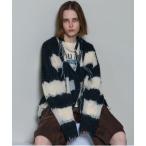 カーディガン 「25AW PRE-ORDER」Scarf Combination Striped Cardigan/マフラーコンビボーダーカーディガン