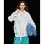 ショッピングリボン パーカー Slit Ribbon Hoodie/スリットリボンフーディ レディース