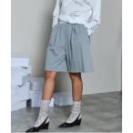 スウェットパンツ ジャージ Sweat Shorts/スウェットハーフパンツ「MAISON SPECIAL/メゾンスペシャル」 レディース