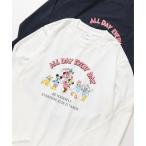 tシャツ 「DISNEY/ディズニー」ミッキーマウスプリントロンT（QUICKDRY） メンズ レディース