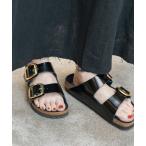 「Spick & Span」 「BIRKENSTOCK」フラットサンダル 36 ブラック レディース