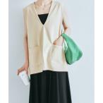 [kirakiraShop] [KURICA] безрукавка tops L свет бежевый женский 