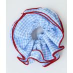 シュシュ WEGO/バイカラーギンガムチェックシュシュ