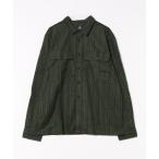 シャツ 「VOLCOM/ボルコム」 Steadfast Long Sleeve Shirt /ストライプ総柄長袖シャツ メンズ レディース